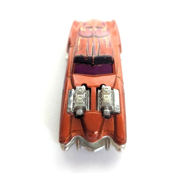 Vintage 2000 Mattel Hot Wheels Evil Twin Diecast Metal Mayan Graphics Car - Picture 4 of 6